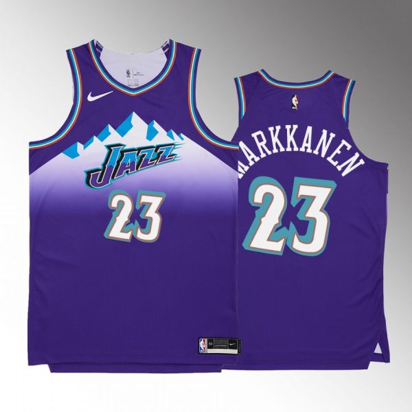 Lauri Markkanen Utah Jazz #23 Purple Jersey 2022-23 Classic Edition