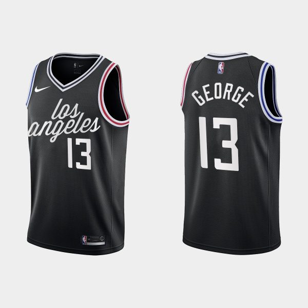 Los Angeles Clippers #13 Paul George 2022-23 City Edition Black Jersey