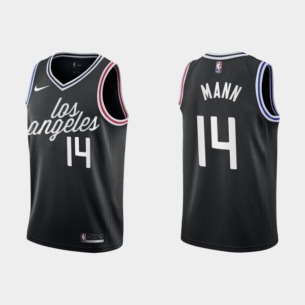 Los Angeles Clippers #14 Terance Mann 2022-23 City Edition Black Jersey