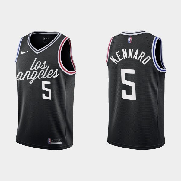 Los Angeles Clippers #5 Luke Kennard 2022-23 City Edition Black Jersey