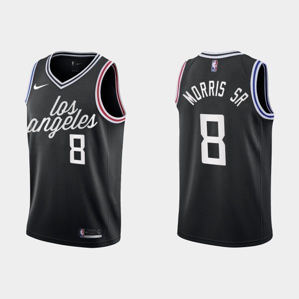 Los Angeles Clippers #8 Marcus Morris Sr. 2022-23 City Edition Black Jersey