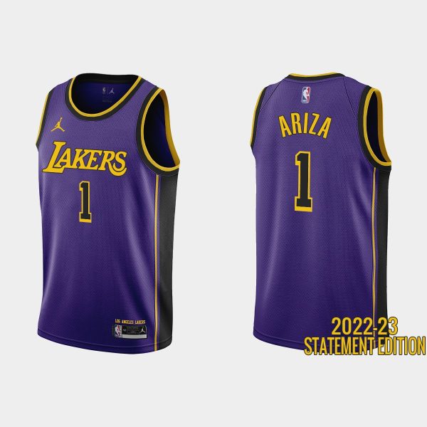 Los Angeles Lakers Trevor Ariza #1 Purple 2022-23 Statement Edition Jersey