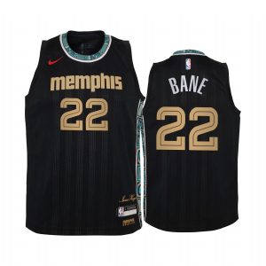 Memphis Grizzlies Desmond Bane 2020-21 City Edition Black Youth Jersey - 2020 NBA Draft