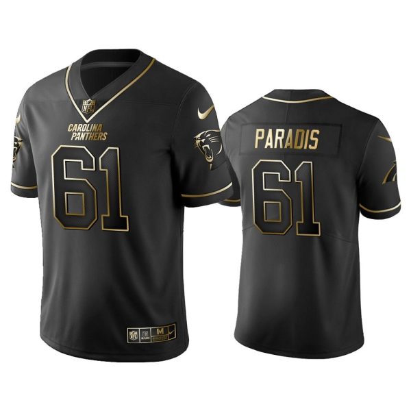 Men 2019 Golden Edition Panthers Matt Paradis Black Jersey