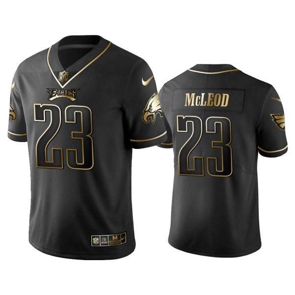 Men 2019 Golden Edition Vapor Limitd Eagles Rodney McLeod Black Jersey