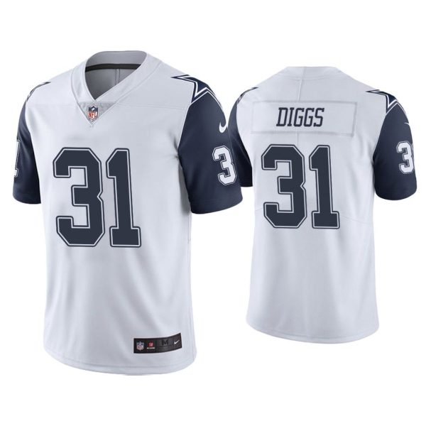 Men 2020 NFL Draft Trevon Diggs Dallas Cowboys White Jersey