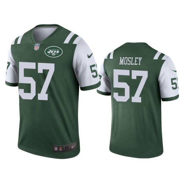 Men C.J. Mosley #57 New York Jets Green Legend Jersey