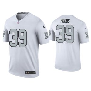 Men Color Rush Legend Nate Hobbs Las Vegas Raiders White Jersey