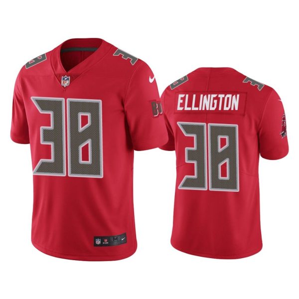 Men Color Rush Limited Andre Ellington #38 Tampa Bay Buccaneers Red Jersey