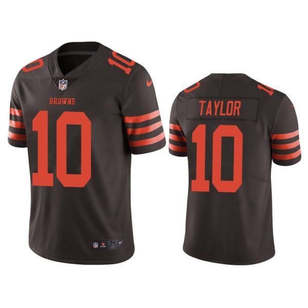 Men Color Rush Limited Taywan Taylor Cleveland Browns Brown Jersey