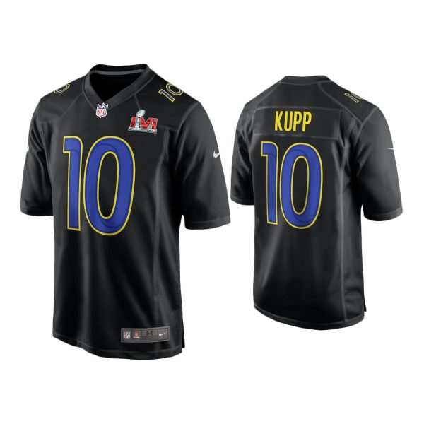 Men Cooper Kupp Los Angeles Rams Super Bowl LVI Black Game Fashion Jersey