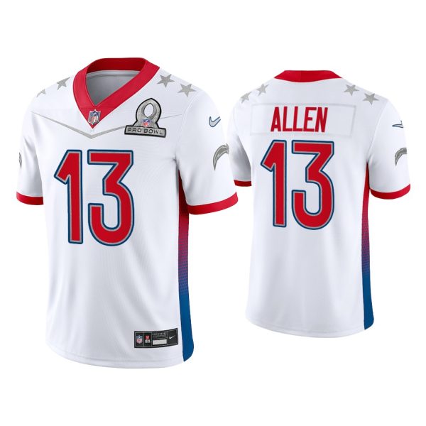 Men Keenan Allen Los Angeles Chargers 2022 AFC Pro Bowl White Game Jersey