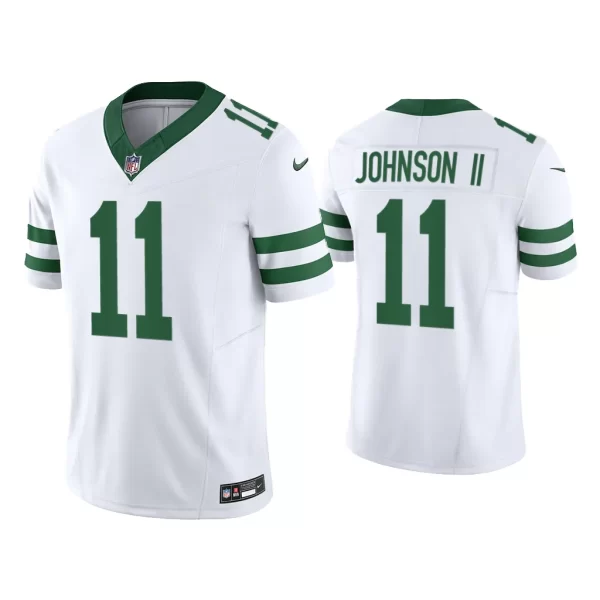 Men Legacy Limited Jermaine Johnson II Jets White Jersey