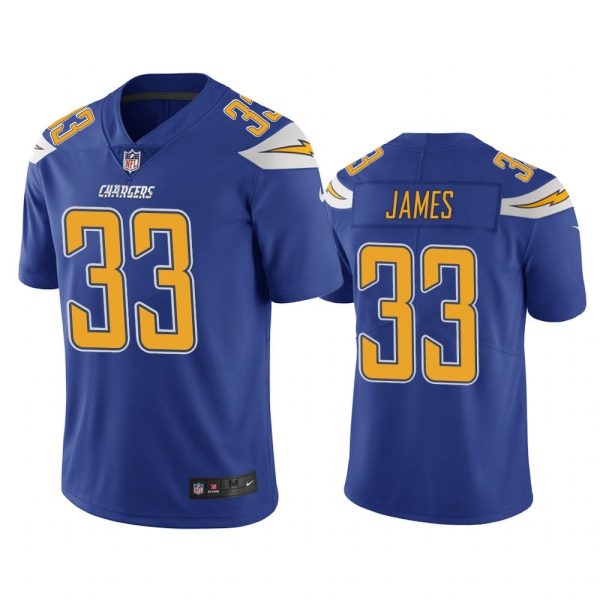 Men Los Angeles Chargers Derwin James #33 Royal Color Rush Limited Jersey