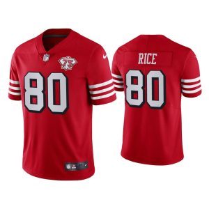 Men San Francisco 49ers Jerry Rice Vapor Limited Scarlet Jersey