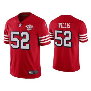 Men San Francisco 49ers Patrick Willis Vapor Limited Scarlet Jersey