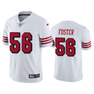 Men San Francisco 49ers Reuben Foster #56 White Color Rush Limited Jersey