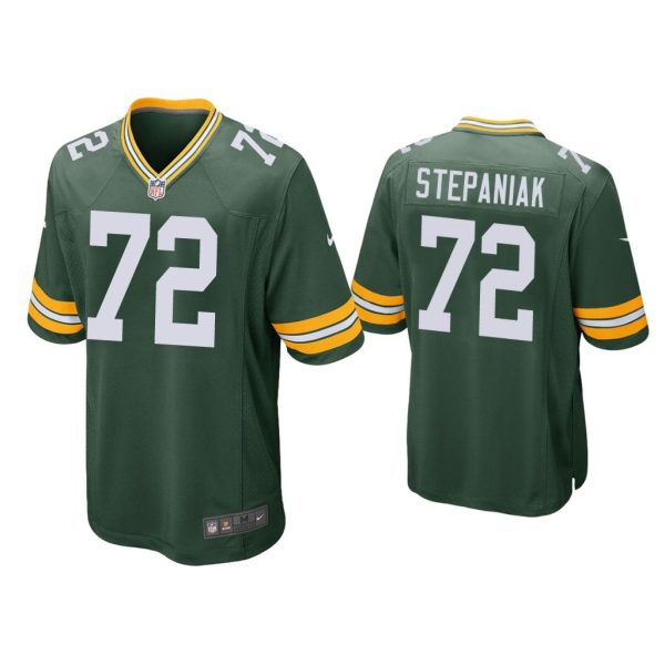 Men Simon Stepaniak Green Bay Packers Green Game Jersey