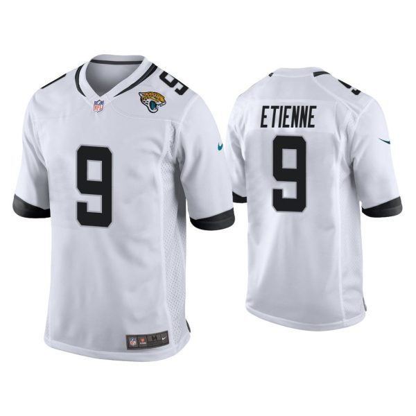 Men Travis Etienne Jacksonville Jaguars White 2021 NFL Draft Game Jersey