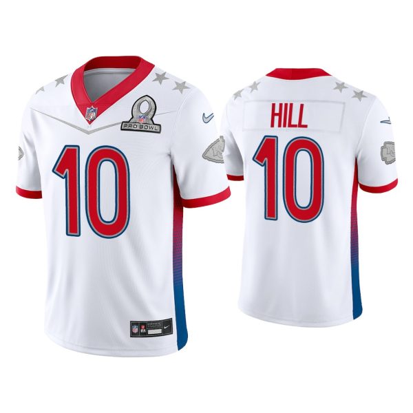 Men Tyreek Hill Kansas City Chiefs 2022 AFC Pro Bowl White Game Jersey