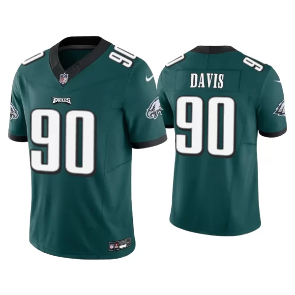 Men Vapor F.U.S.E. Limited Jordan Davis Eagles Midnight Green Jersey