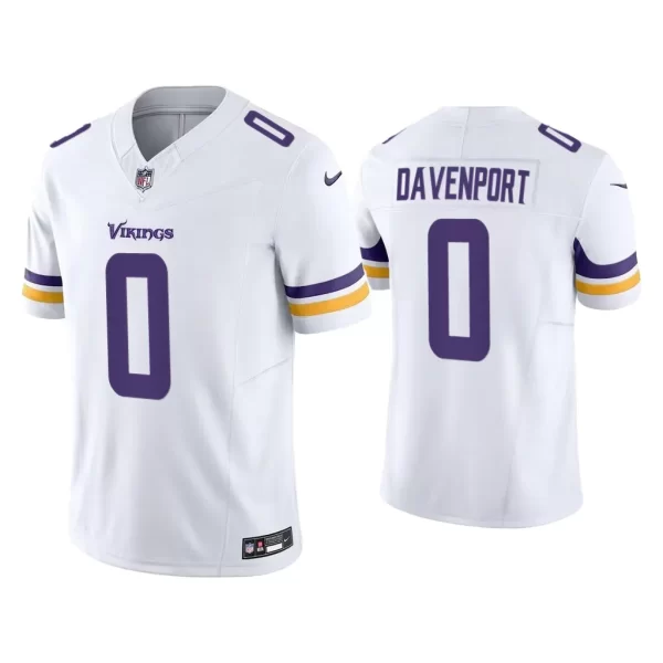 Men Vapor F.U.S.E. Limited Marcus Davenport Vikings White Jersey