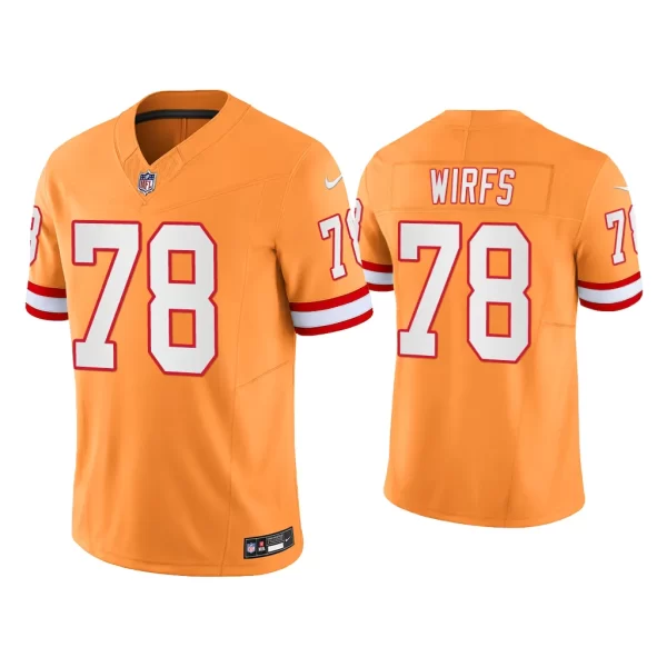 Men Vapor F.U.S.E. Limited Tristan Wirfs Tampa Bay Buccaneers Orange Jersey