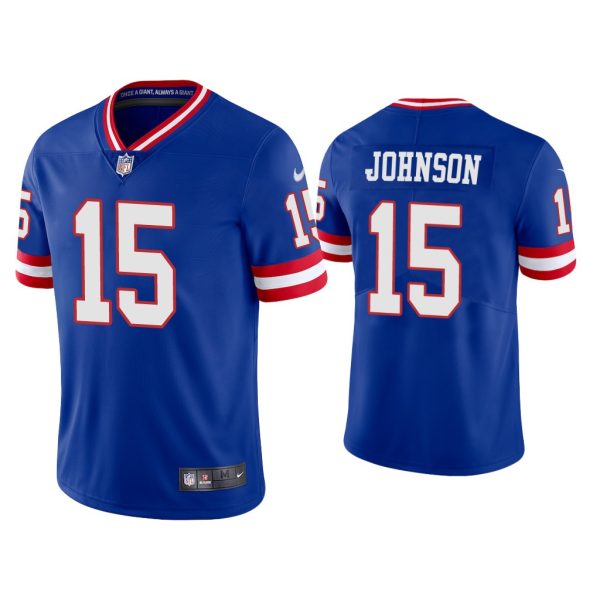 Men Vapor Limited Collin Johnson Giants Royal Jersey