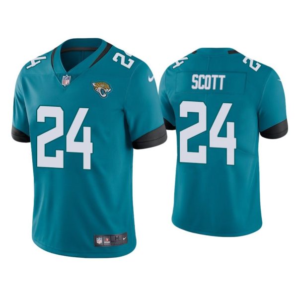 Men Vapor Limited Josiah Scott Jaguars Teal Jersey