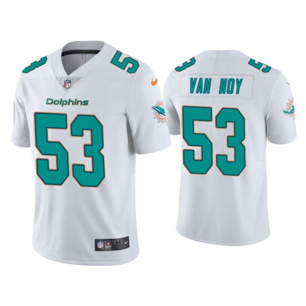 Men Vapor Limited Kyle Van Noy Dolphins White Jersey