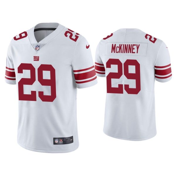 Men Vapor Limited Xavier McKinney Giants White Jersey