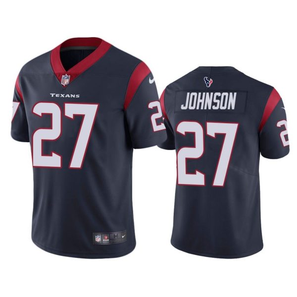 Men Vapor Untouchable Limited Duke Johnson Vapor Limited Navy Jersey