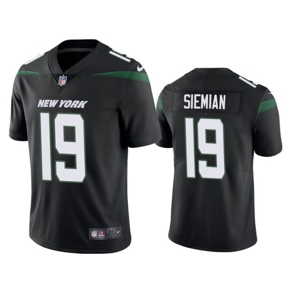 Men Vapor Untouchable Limited Trevor Siemian #19 New York Jets Black Jersey