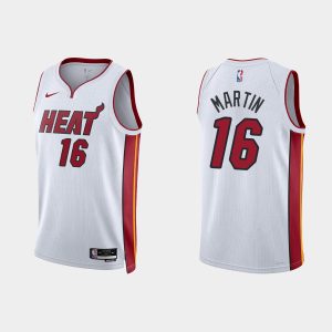 Miami Heat Caleb Martin #16 Association Edition White Jersey