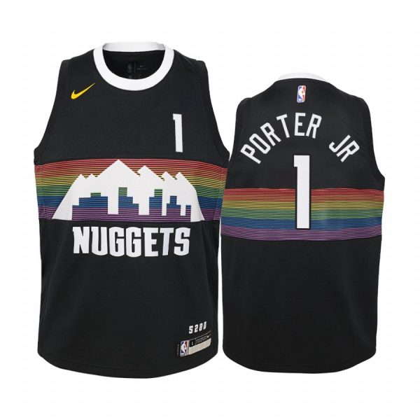 Michael Porter Jr. Denver Nuggets 2019-20 City Youth Jersey - Black