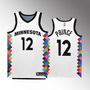 Minnesota Timberwolves Taurean Prince 2022-23 City Edition White #12 Jersey Bob Dylan