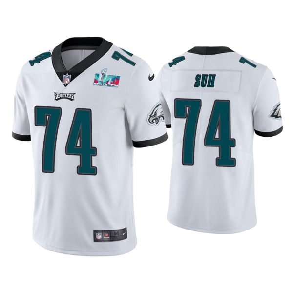 Ndamukong Suh Philadelphia Eagles Super Bowl LVII White Vapor Limited Jersey