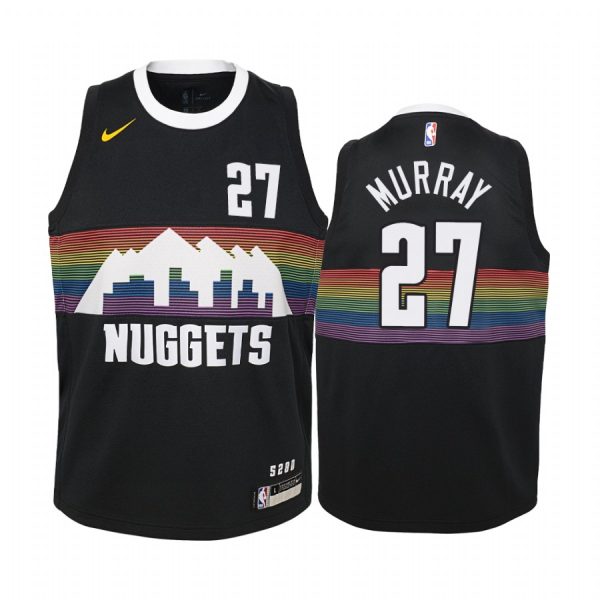 Nuggets Jamal Murray Youth Jersey City Black 2019-20