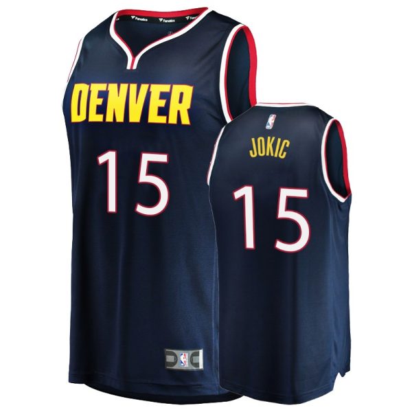Nuggets Men's Nikola Jokic #15 Replica Icon Fanatics Branded Jersey