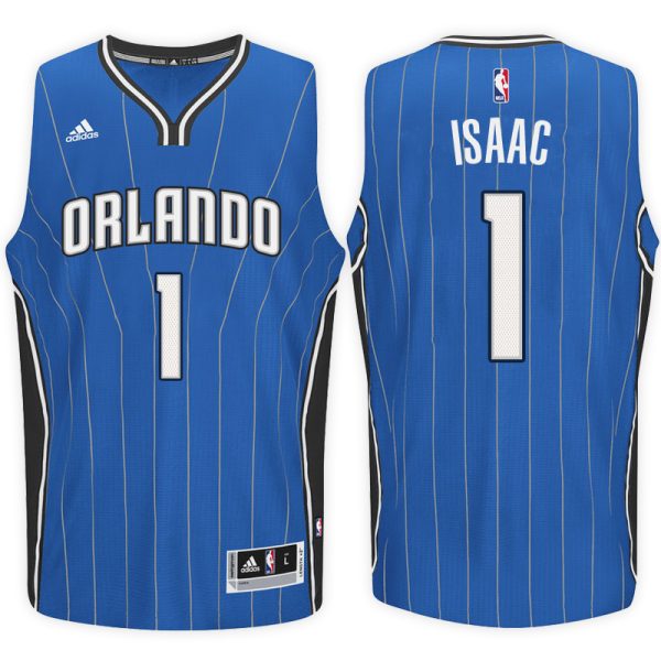 Orlando Magic #1 Jonathan Isaac Road Blue New Swingman Jersey