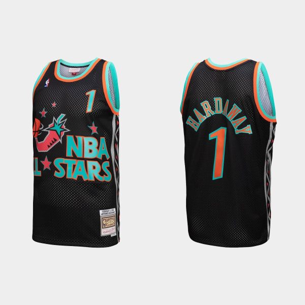 Orlando Magic Mitchell & Ness Penny Hardaway 1 #1996 NBA All-Star Black Reload 3.0 Jersey