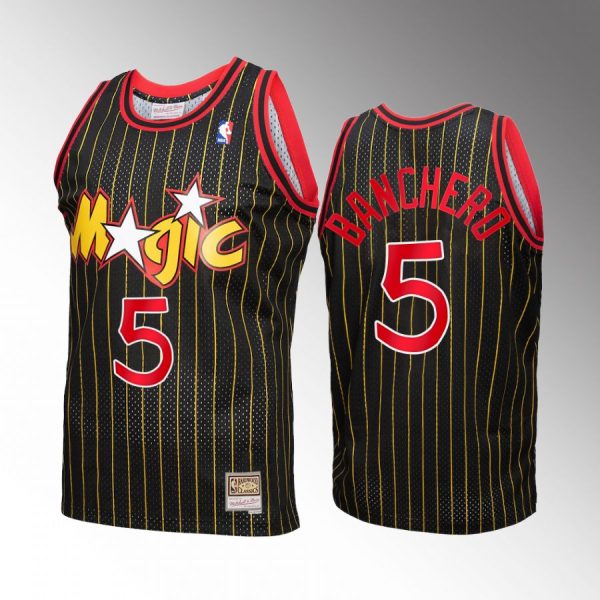 Orlando Magic Paolo Banchero Reload 3.0 #5 Black Mitchell Ness Jersey