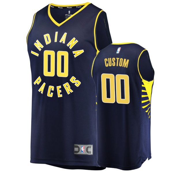 Pacers Men's Custom #00 Replica Icon Fanatics Branded Jersey