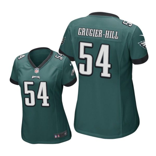 Philadelphia Eagles #54 Green Kamu Grugier-Hill Game Jersey - Women