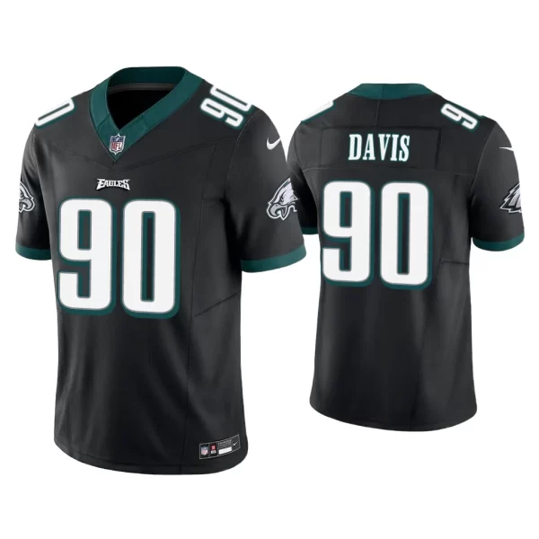 Philadelphia Eagles Jordan Davis Vapor F.U.S.E. Limited Black Jersey