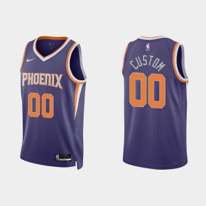 Phoenix Suns #00 Custom Icon Edition Purple 2022-23 Jersey