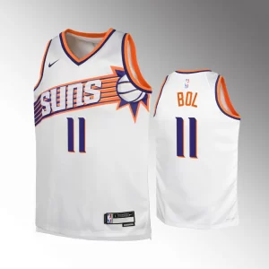 Phoenix Suns #11 Bol Bol 2023-24 Association Edition Swingman White Jersey
