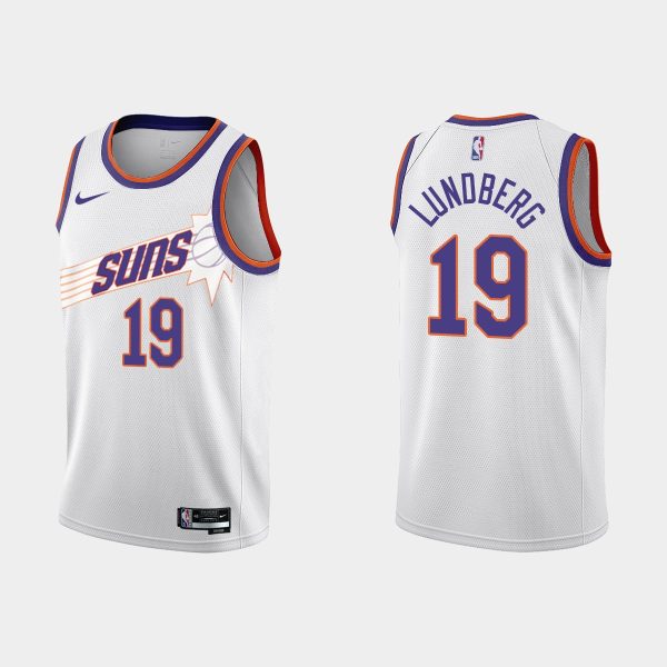 Phoenix Suns #19 Gabriel Lundberg 2022-23 Association Edition White Jersey