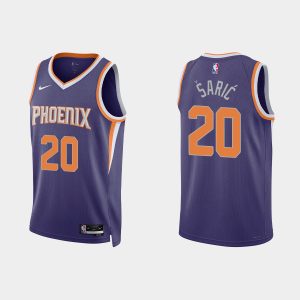 Phoenix Suns #20 Dario Saric Icon Edition Purple 2022-23 Jersey