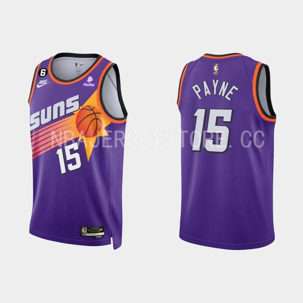 Phoenix Suns Cameron Payne #15 2022-23 Classic Edition Purple Jersey